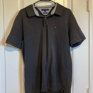 Tommy Hilfiger Men's Dark Gray Polo Shirt